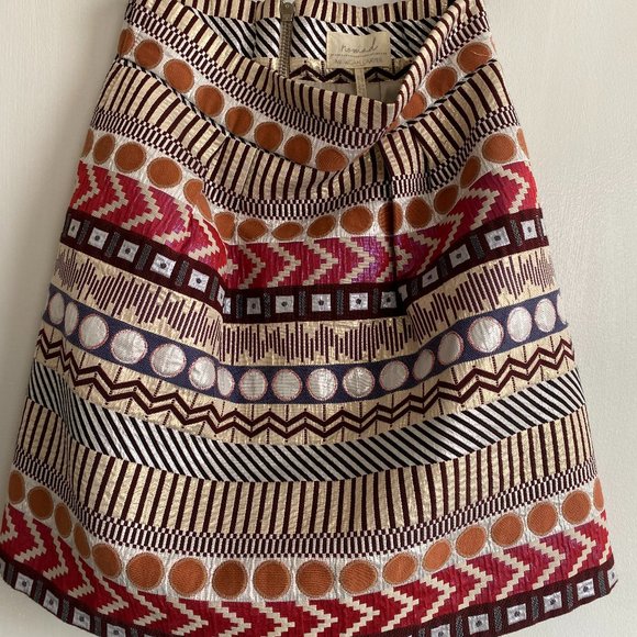 Anthropologie | Nomad - Morgan Carper Jacquard Skirt - Picture 3 of 4